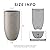 Kante 24 Inch Tall Round Concrete Planter, 2 Pack Large Indoor Outdoor Plant Pots with Drainage Hole and Rubber Plug, Modern Decorative Garden Pots for Home Patio Porch, Weathered Concrete