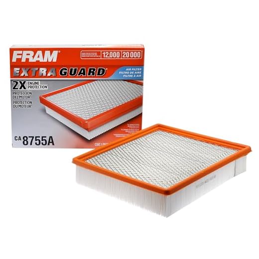 FRAM Extra Guard CA8755A Replacement Engine Air Filter for Select Cadillac, Chevrolet, and GMC Models, Provides Up to 12 Months or 12,000 Miles Filter Protection
