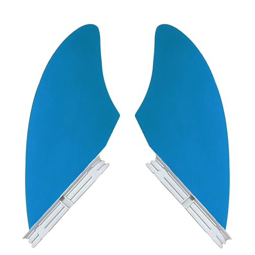Ailerons de quille jumelle double languette pour planche de surf