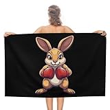 Boxing Kangaroos Adult Beach Towel Sand Free Quick Dry Pool Towels Beach Blanket