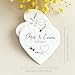 Custom Plantable Seed Paper with Heart Shapes, Personalized Wildflower 2.5