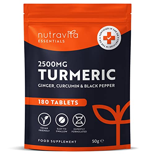 Nutravita Turmeric Tablets with Black Pepper & Ginger