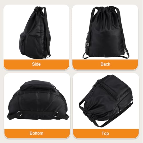 Drawstring Gym Backpack with Code T2HE6FKS - $14.99 - Image 3