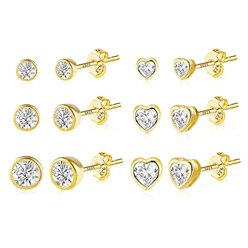 ASH'S CHOICE Boucles Doreilles Pendantes Femme en Argent Creole 925 Avec Perles