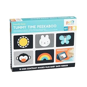 Petit Collage Tummy Time Peekaboo Babyspiegel