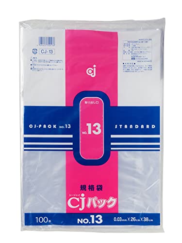 ケミカルジャパン ケミカルジャパン CJパック規格袋NO.13 100枚入 CJ-13 CJ-13