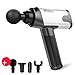 Produktbild LZCYN Elektrische HochfrequenzerschütterungMassager Fascia Gun Mute Tiefmuskelentspannung Handmassager Kleinpercussion Massage Gewehr LCD-Smart Touch Tissue MuskelMassager (Color : Silver)