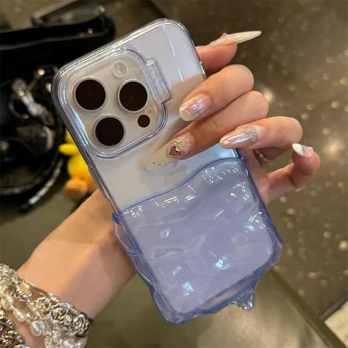 Coque antichoc iPhone 15 silicone souple motif glace 3D transparente