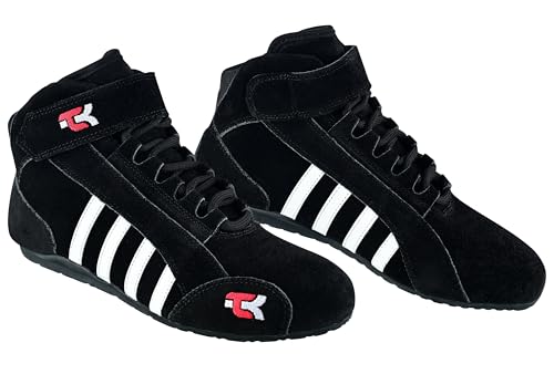 Bottes de karting pour enfants en cuir pour les entraînements et compétitions sur piste