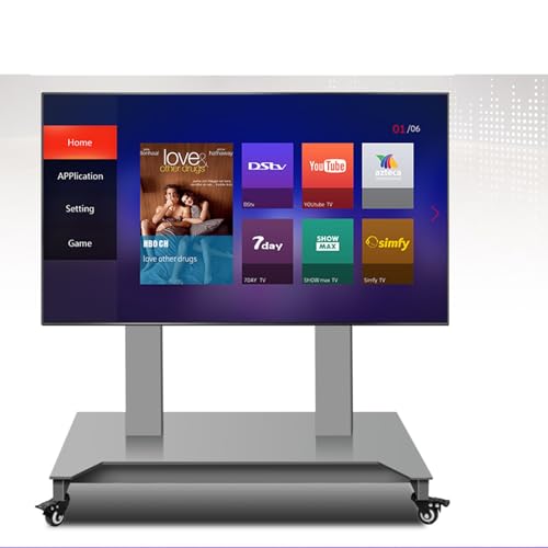 Soporte de TV motorizado con carrito móvil y altura ajustable miniatura 3