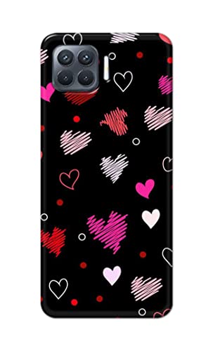 Image of PRINTFIDAA Vibrations of Love Hard Back Cover for Oppo F17 Pro, CPH2119 Back Cover -(P6) KAT1009