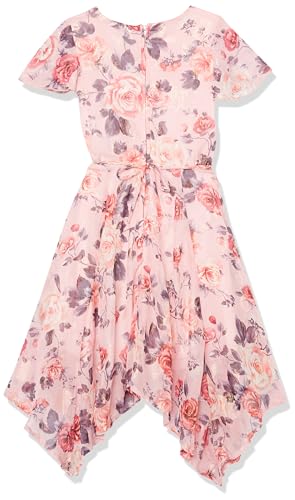 Speechless Girls' Short Sleeve Asymmetrical Hem Party Dress2