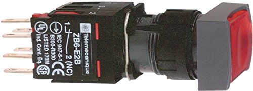 PULS LUM RAS NA NC ROJO bouton poussoir lumineux rouge pour automatisme