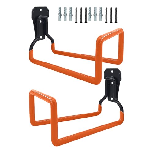 Crochets de garage robustes : lot de 2 supports muraux polyvalents - 7
