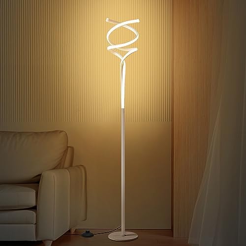 AManLife LED Floor Lamp, Floor Lamps for Living Room, 3 Color