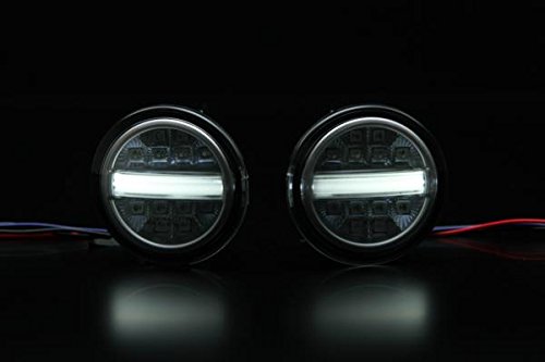 プリウス ZVW30 クリアレンズ デイライト 付き LED ウィンカーフォグ