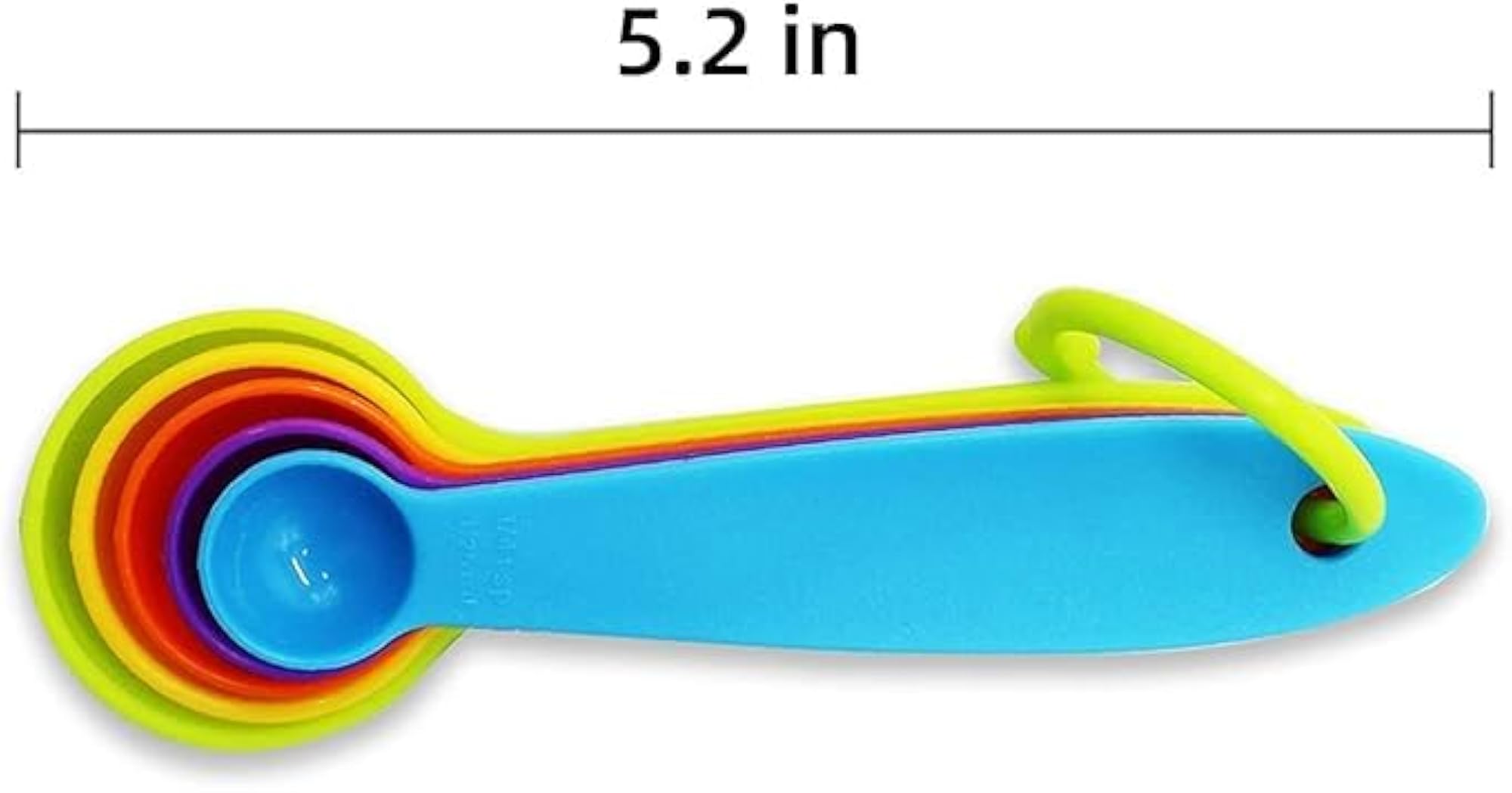 5 PCs Measuring Spoon Set Plastic