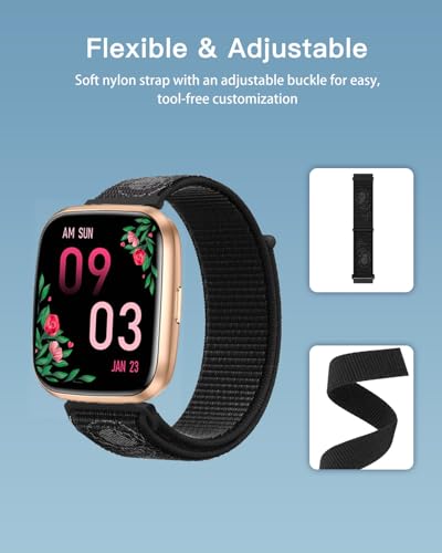 Correa de nylon para EGQINR H52 Smartwatch 1.75 pulg miniatura 4