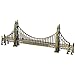 VOSAREA Table Decor Golden Gate Bridge Model Decoration Architecture Bridge Statue International Famous Architecture Bridge Sculptures Metal Tabletop Decoration Golden Retro Decor