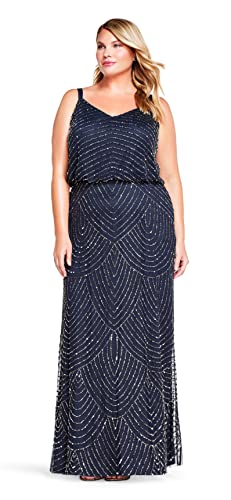 Image of Adrianna Papell Women's Long Blouson Dress