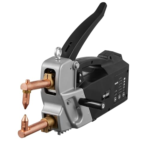 VEVOR Tragbares Punktschweißgerät, 4 mm dicker Punktschweißer mit 8,1 kVA Eingangsleistung, 4200 A elektrisches Metallblechschweißgerät mit handgeführter Schweißpistole