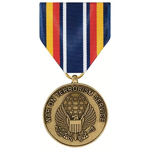 MEDALS OF AMERICA EST. 1976 Global War On Terrorism Service Medal Full Size (GWOT) Cover