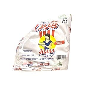 Casabe JUANA 283 gr, Yucca Brood, Vezelrijk, Vetvrij, Glutenvrij, Natuurlijke Traditie, Authentiek en Origineel / Casabe JUANA 283 gr, Pan de Yuca, Rico en Fibra, Sin Grasa, Sin Gluten, Tradición Natural, Auténtico y Original