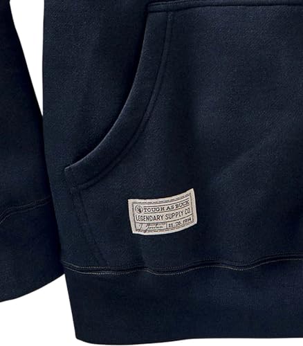Image of Legendary Whitetails Mens Quarter Zip Hoodie Heavyweight Hooded Sweatshirt