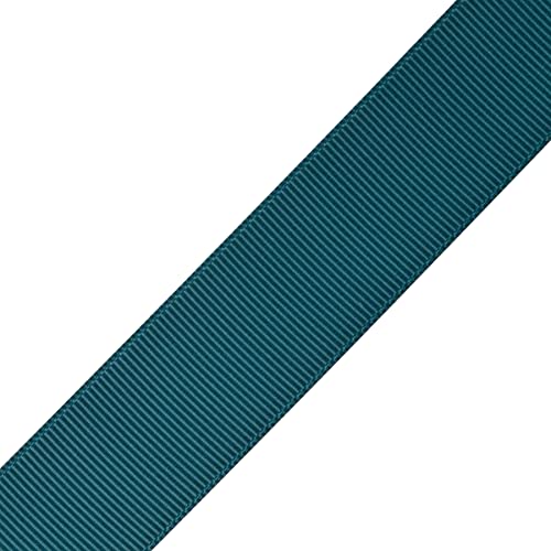 Fondersy 25mm X 91M Solid Grosgrain Ribbon for Gift Wrapping Parties, Wedding Decoration, Crafts Sewing(Teal) - Image 2