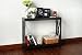 Espresso Finish 2-Tier X-Design Occasional Console Sofa Table Bookshelf
