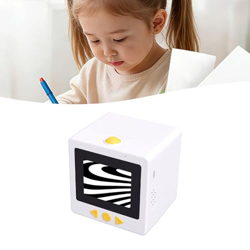 Image of VBESTLIFE Smart AI Sticker Printer, Voice Controlled Portable Thermal Inkless Sticker Maker with 2.4 Inch Screen for DIY Crafts (White)
