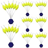 NC Angelposen, 48 Stück, EPS-Schaum, Bobber, Forellenpilot, 20 mm x 9 mm, Angelzubehör