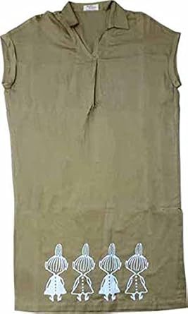 Amazon ムーミン ワンピース ミイ ウシロ カーキ アニメ 萌えグッズ 通販