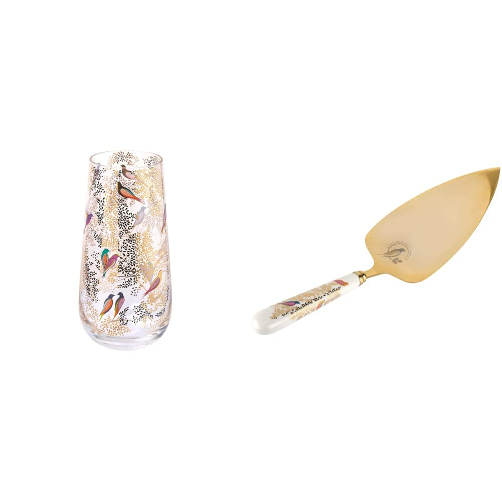 Sara Miller SM79259-XD Portmeirion Medium Vase Chelsea Collection Bird in Tree, Porcelain