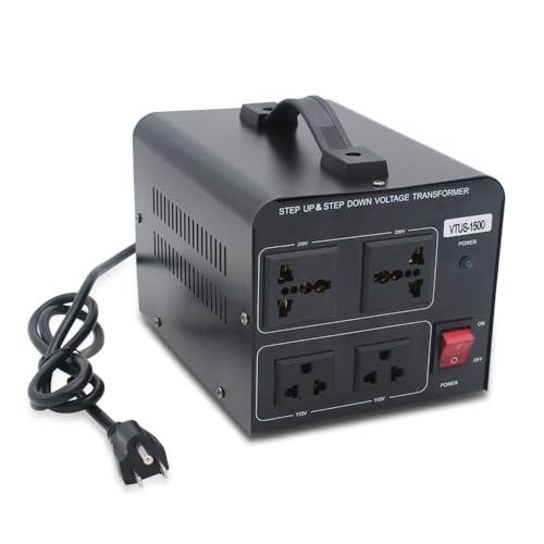 Yinleader BYQ 1500W Step Up & Step Down Voltage Transformer Converter 110V To 220V Or 220V/230V/240V To 110V/120V Power Converter W/Us Power Cord,Circuit Breaker Protection thumb #6