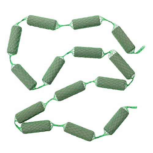 LOGOFUN Floral Foam Garland Flower Blocks Wedding Decoration Supplies Flexible Shaped Arrangement Material for Home Garden Supplies - 210cm