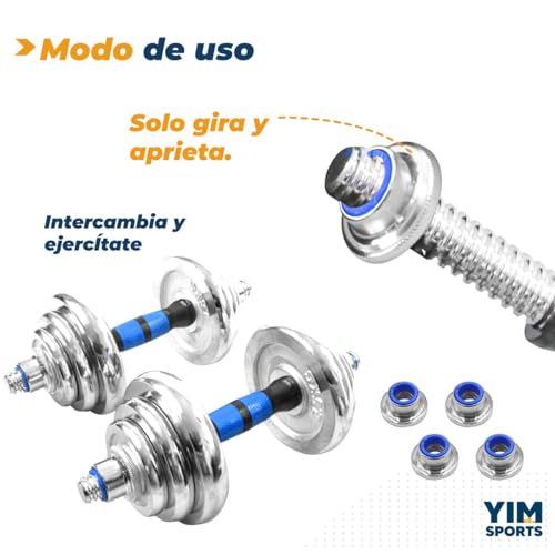 Encuentra la mejor selección de Set pesas 50kg que puedes comprar esta semana. 4 Imagen adicional