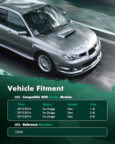 Image of SCITOO Aluminum Radiator compatible with Dodge Dart
