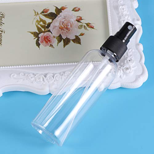 Exceart 4 frascos de spray transparentes de plástico vazio frasco de spray pequeno 100 ml mini garra