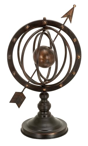 Deco 79 Glass Compass Armillary Globe, 10