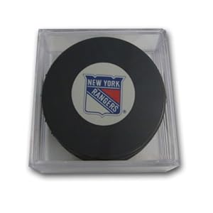 Inglasco New York Rangers Hockeypuck im Würfel