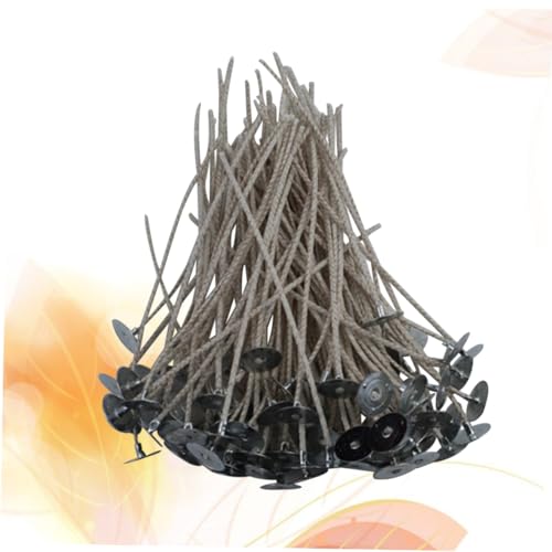 100 mechas para velas enceradas con base, 5.91 in miniatura 3