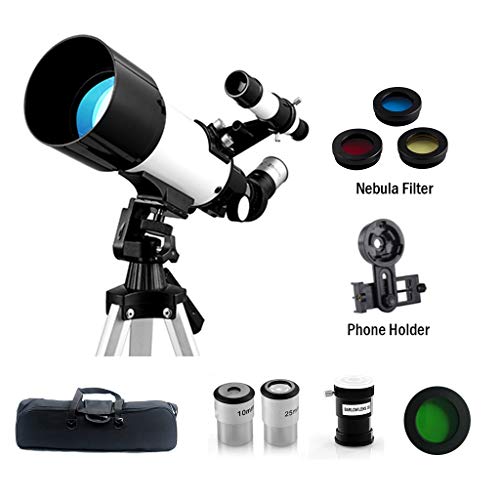 Telescopio para principiantes YXCKG 70mm refractor 400mm AZ miniatura 2
