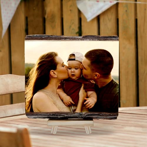 Personalized Wooden Photo Frame Display Stand for Cherished Memories - Customizable Photo Gifts for Loved Ones - Image 4