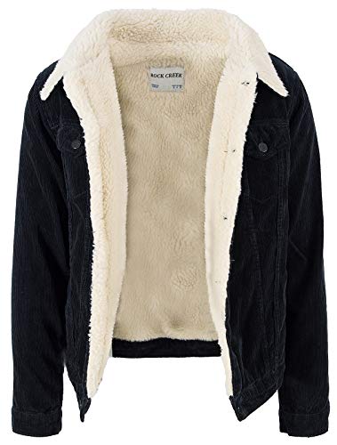 Rock Creek Giacca invernale da uomo a coste con