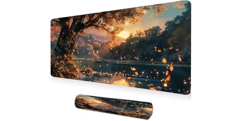 Tapis de souris XXL base caoutchouc pour éviter les glissements