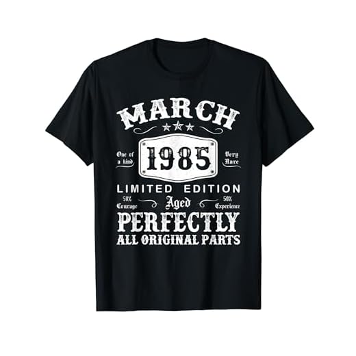 Marzo 1985 39 Años Cumpleaños Hombre Regalos Hecho En 1985 Camiseta