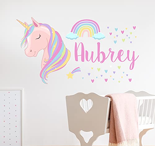 Vinilo decorativo unicornio para pared 36 pulgadas x 20 pulgadas miniatura 2