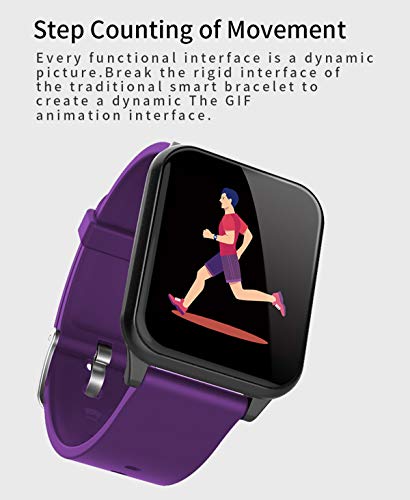 Fitness Tracker Heart Rate Monitor Blood Pressure Smart Watches for Android iOS Pedometer Activity Tracker Watch