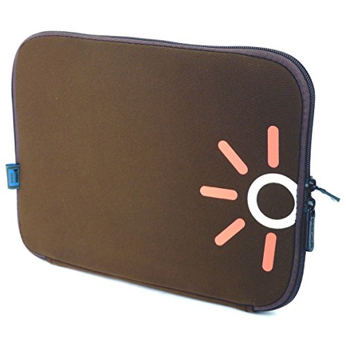 'Laptop Notebook Tablet Funda Sleeve Funda neopreno Funda 26,6 cm (10,2 pulgadas), color marrón